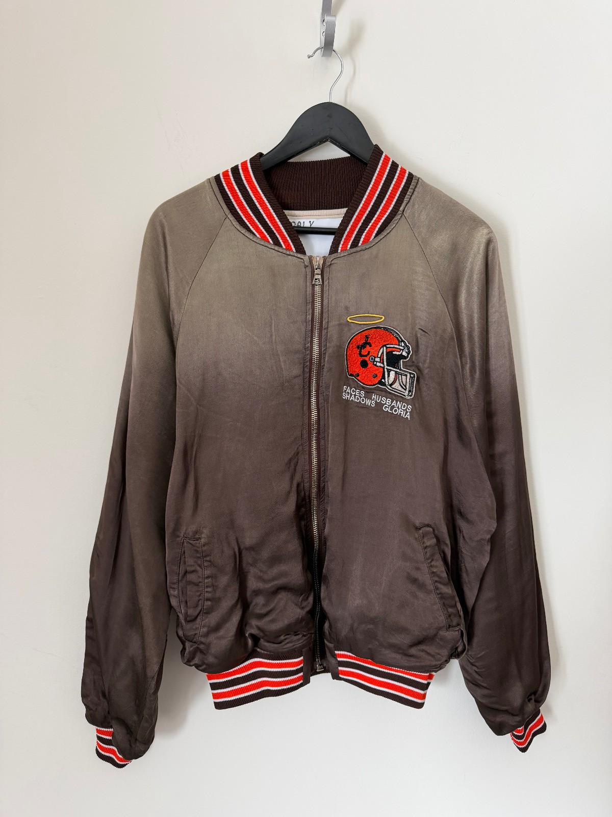 Paly Hollywood Cassavetes Bomber Jacket - Size Large - Brown - Made in USA