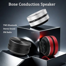 Mini Bone Conduction Speaker Bluetooth-Compatible TWS Wireless Stereo Sound Spea