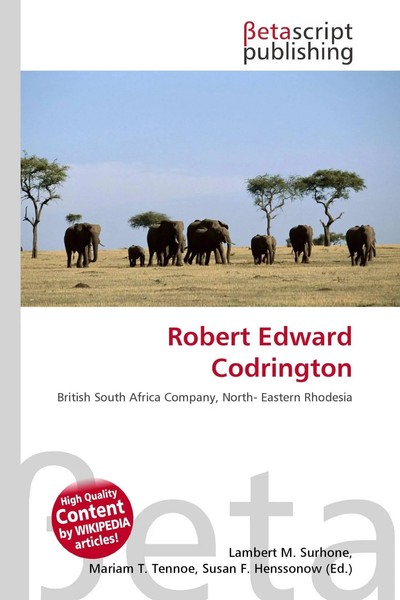 Robert Edward Codrington British South Africa Company, North- Eastern Rhodesia-image