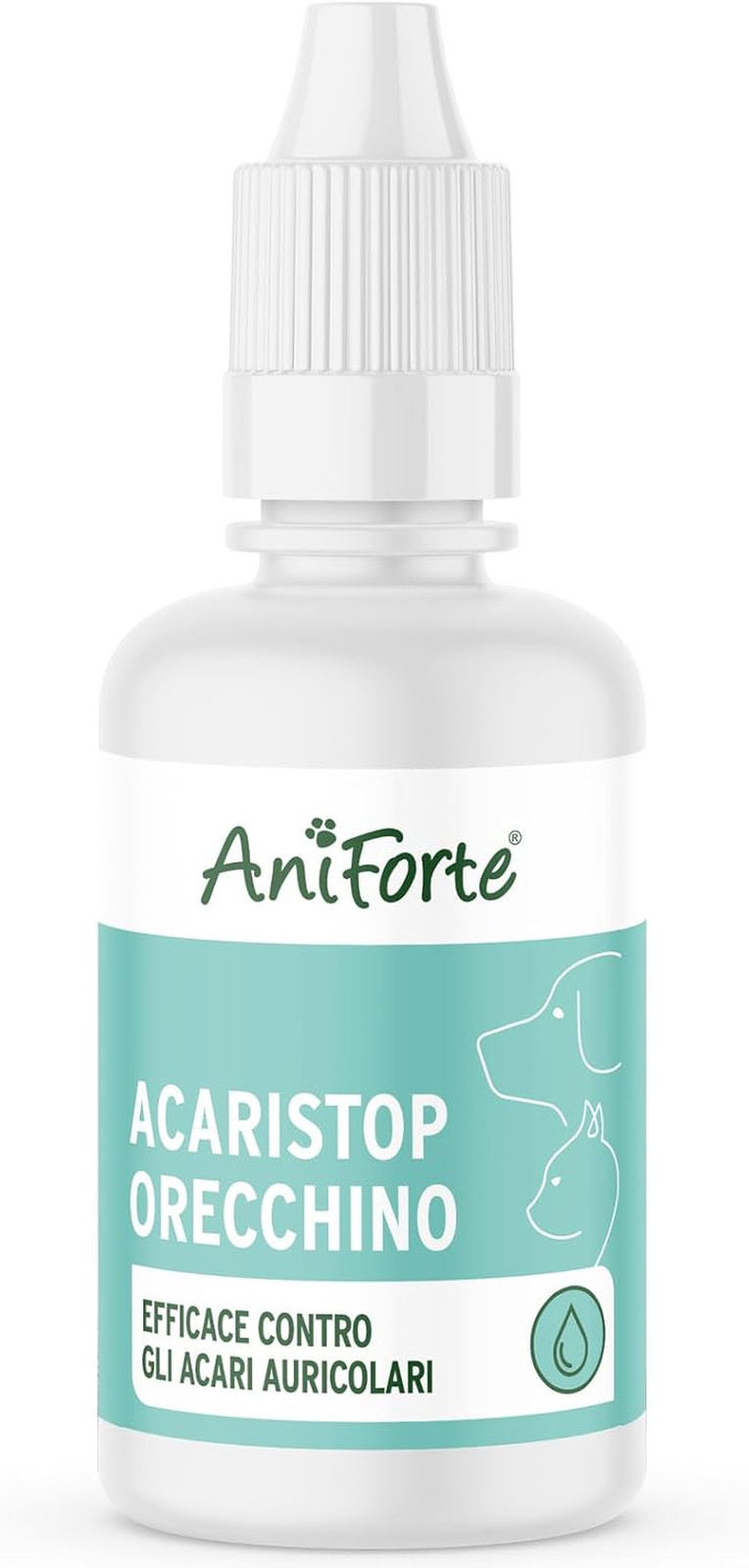 Olio Anti-Acaro Professionale 20ml | Per Cani, Gatti e Piccoli Roditori