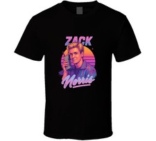 Zack Morris Saved By The Bell Retro 80's Neon Portrait Tv Show T Shirt