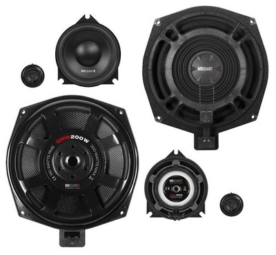 MB QUART 4-Kanal Verstärker Lautsprecher 4'' 4Ω BMW/MINI Straight Fit