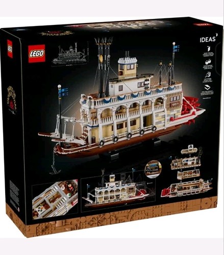 LEGO IDEAS 21356 BATTELLO A VAPORE FLUVIALE