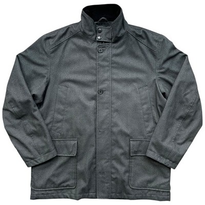 Barbour Herringbone Challenger wasserdichte Jacke grau XXL