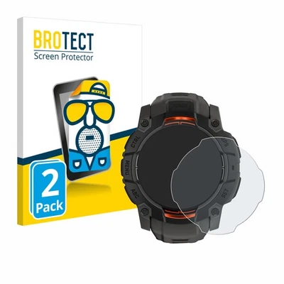 BROTECT 2 Pack Anti Glare Screen Protector for Garmin Instinct 3 Solar (45 mm) Matte