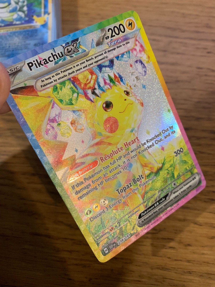 NM! Pikachu ex (238/191) Surging Sparks Special Illustration Rare