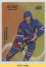 2022-23 Upper Deck Allure Color Flow Orange Yellow Braden Schneider READ 12g7