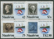 Niuafo'ou 1990 150 Jahre Briefmarken Penny Black 175/78 postfrisch