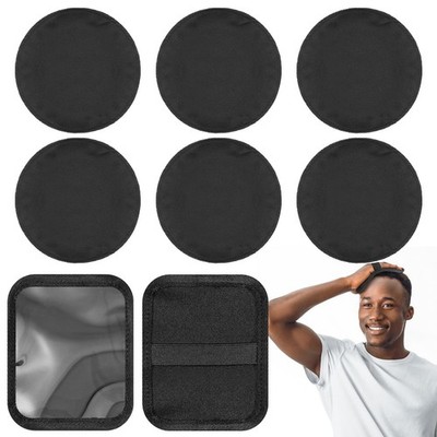 6 Pcs 4.5 Inch Crown Patch for Waves 360 Waver's Compression Rapid Black