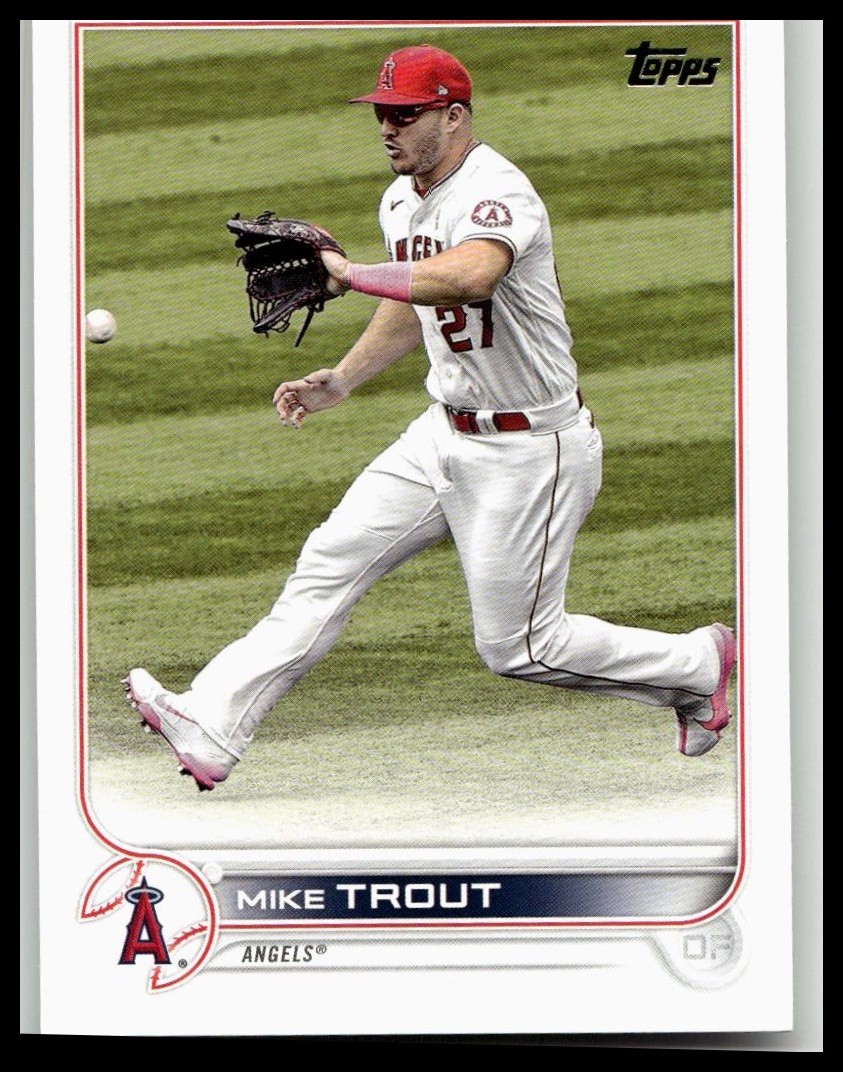 2022 Topps #27 Mike Trout Los Angeles Angels