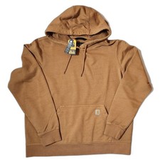 Carhartt Women  s Relaxed Fit Midweight French Terry Hoodie Large Brown