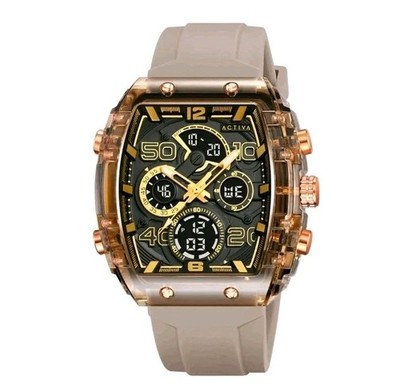 Activa X Invicta Digital Essentials Men's Watch -.45mm, Apricot ACW8109-007 New