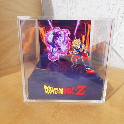 CUBE CUBE DIORAMA BIG PIXEL BOX Dragon Ball Z Goku Vs Freezer
