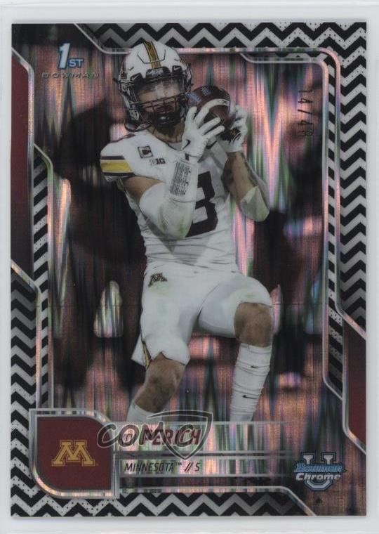 2025 Bowman U Chrome Black & White Stealth Refractor 14/48 Koi Perich #116