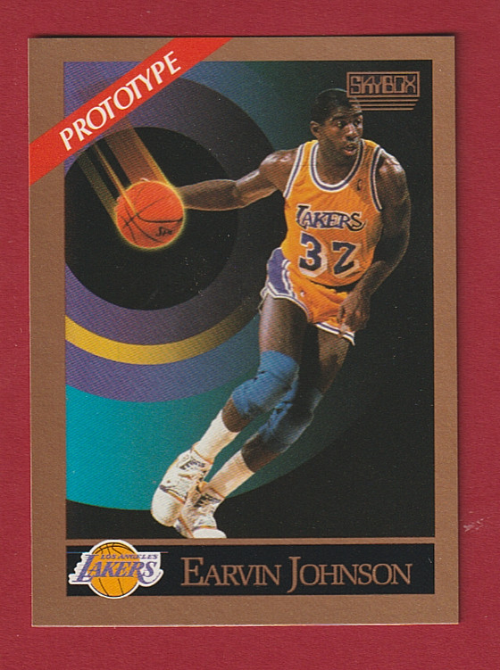 1990-91 SkyBox Prototype #138 Magic Johnson - Los Angeles Lakers - 562🔥🏀🔥