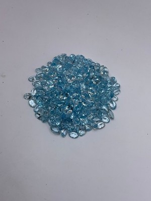 10ct 100% Natur Top Qualität 7*5 Blautopas ovale Form
