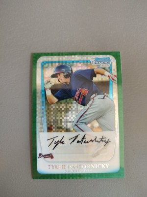 2011 Bowman Chrome - Prospects Tyler Pastornicky #BCP141 Green X-Fractor (RC)