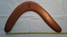 Vintage Australian-crafted “Boomerang Man” Wood Hook — 3.3 oz.