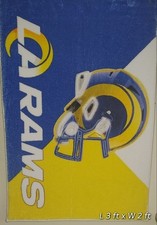 Tapis en touffe LOS ANGELES LA RAMS personnalisé doux / peluche zone moelleuse (PRENDRE OFFRES)