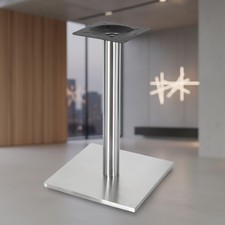 Tischsäule 72CM Unterstellfuß Edelstahl Tischgestell Lautsprecherständer 