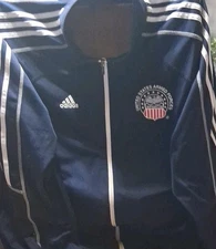 Vtg. Adidas, United States Forces Sports, Full Zìpped, 3 Striped , Men's Large