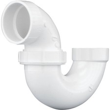 Charlotte Pipe 2 In. White PVC P-Trap with Union PVC 00708P 1000HA Pack of 20