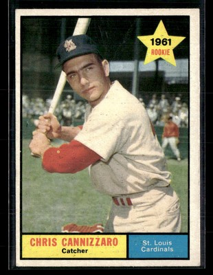 1961 Topps #118 Chris Cannizzaro *Low Grade*
