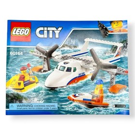 LEGO CITY Coast Guard: Sea Rescue Plane (60164) 100% Complete with Manual 2017