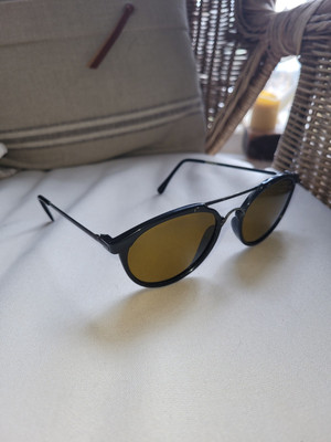 Vintage 90s Eagle Eyes Sunglasses w/ US Optics in black hand polished (wear)