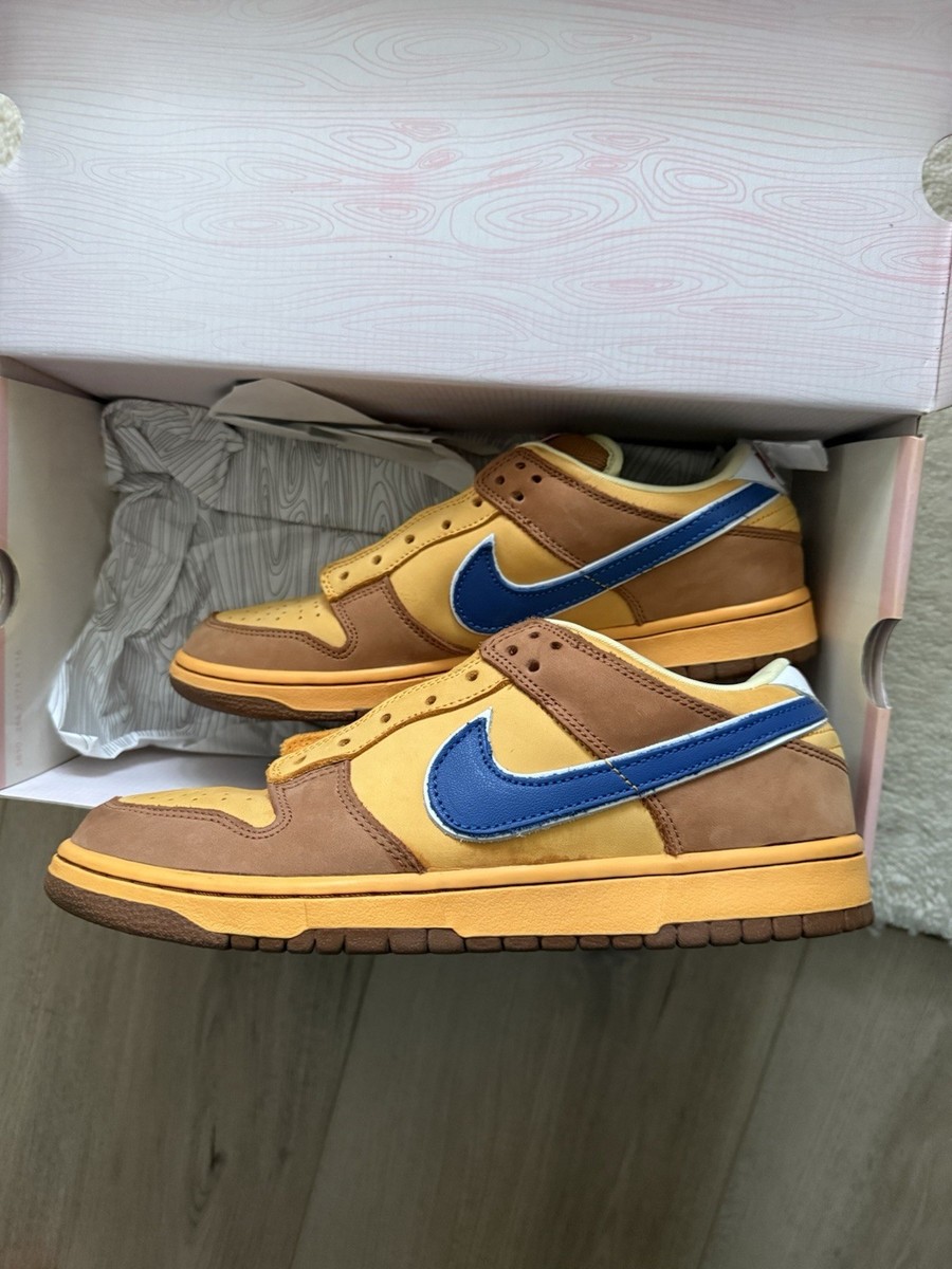 Nike Dunk SB Low Men's Sneakers Newcastle Brown/Ale Gold/Blue/Red