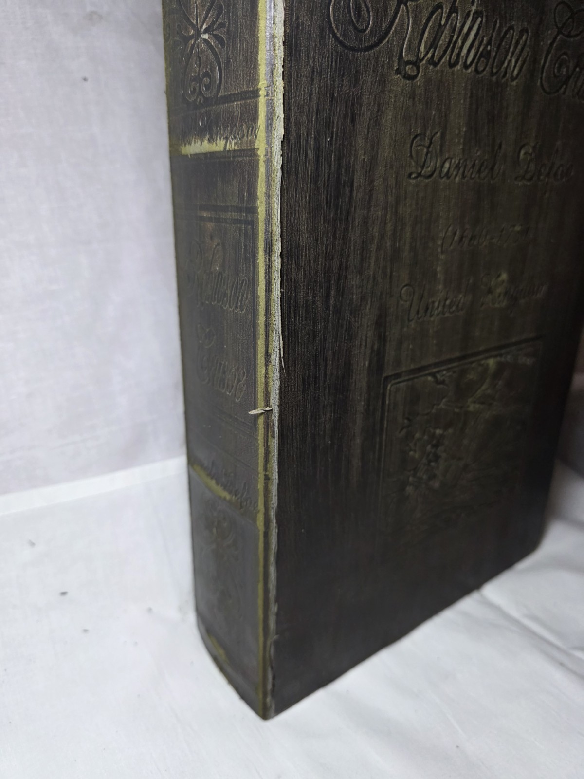 Vintage Faux Book Storage Box Hidden Compartment Home Decor