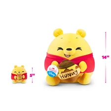 Snackles Disney 14-inch Plush by ZURU, Plush with Snack Accessory (Winnie The P)