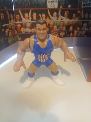 WWE Mattel Retro Kurt Angle Series 7 Wrestling Fig...