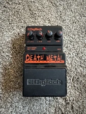 Digitech Death Metal Distortion Guitar Effect Pedal Good Condition