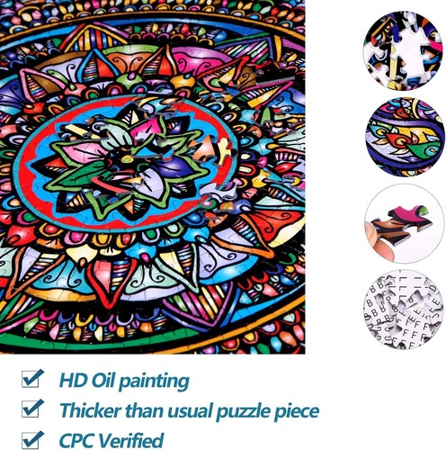 Fesselndes 1000-teiliges Rundpuzzle für Kinder & Erwachsene – Color Challenge - Bild 8 von 10