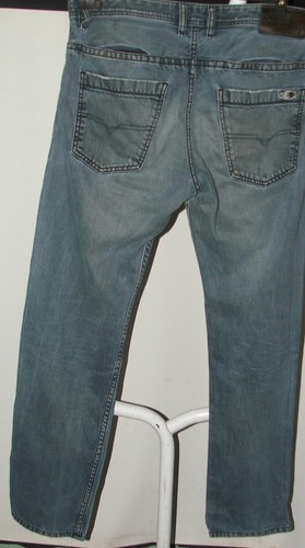 Diesel BRADDOM Regular Slim Carrot Distressed Fade Blue Jeans Wa 32in Leg 30inc | eBay