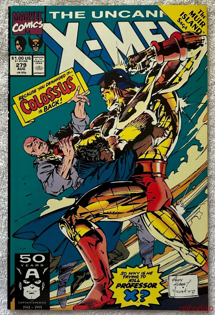 Marvel THE UNCANNY X-MEN #279 Muir Island Saga: Part 2 of 4