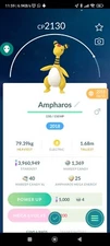 Pokémon Ampharos ( Caught In 2018 ) GO