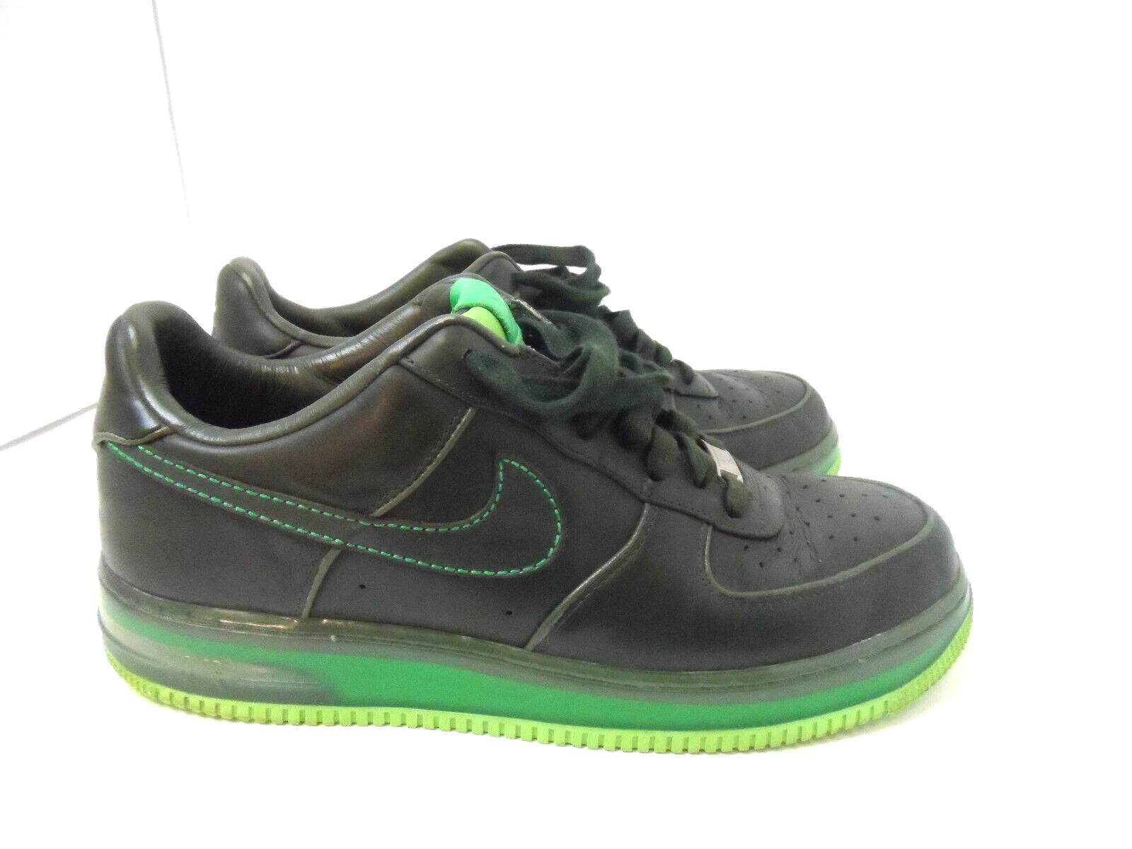 Baskets homme Nike Air Force 1 Supreme Max Air vert armée foncé 316666 333  11,5