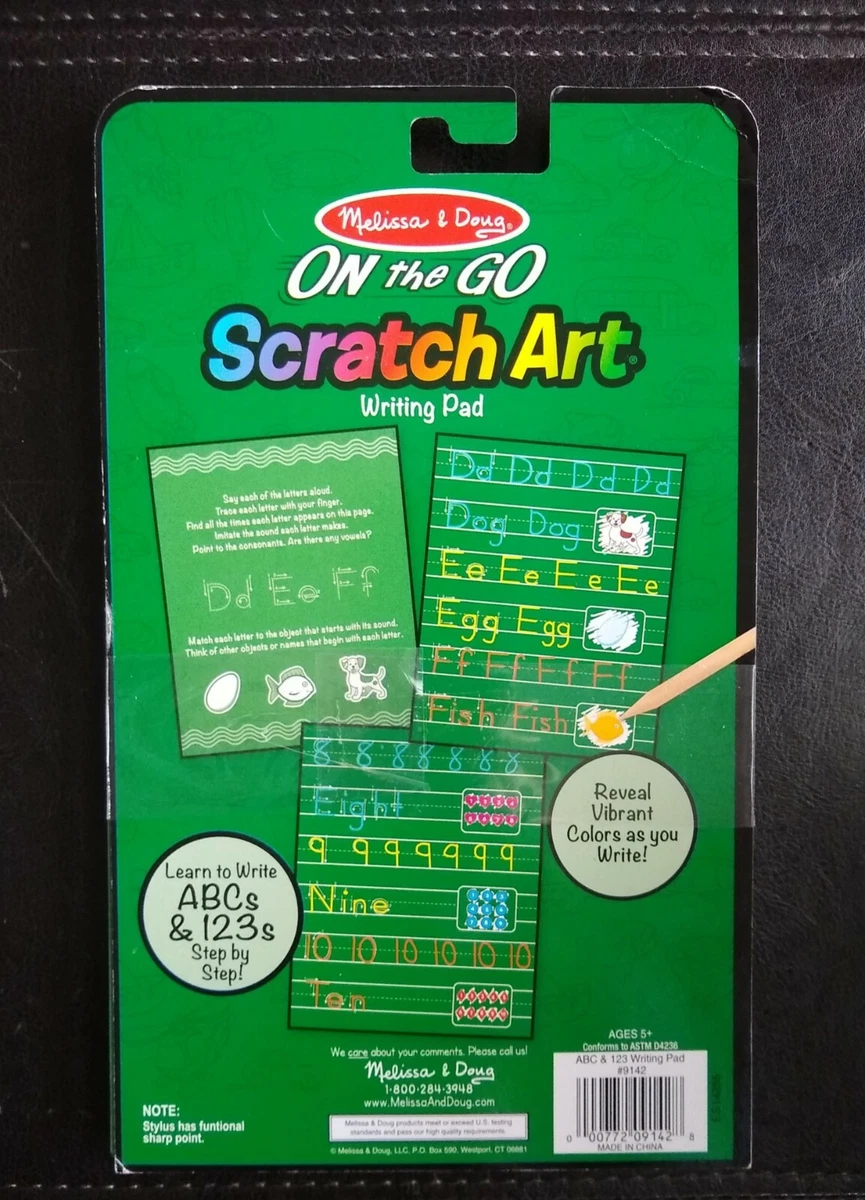 Melissa and doug on cheap the go scratch art