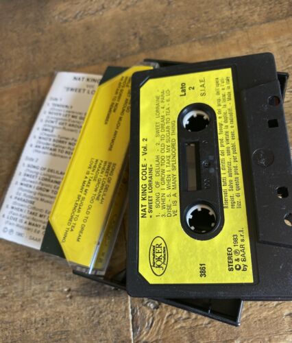 Vintage Nat King Cole Vol 2 Sweet Lorraine Album Cassette Tape Music - Picture 2 of 3