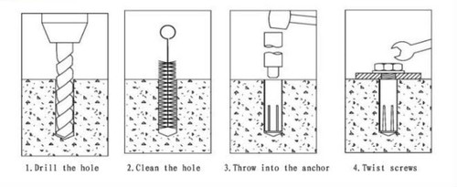 M8 Drop In Masonry Concrete Anchor Zinc - Picture 4 of 17