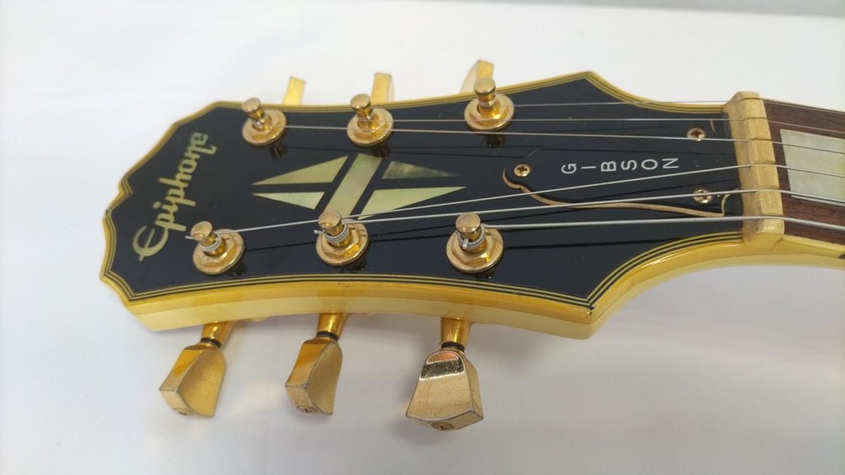 ギター Epiphone Les Paul CH 2000s 2000 Epiphone Les Paul Custom - Ebony (Made in Japan) - YouTube