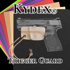 S & W M&P Shield 9mm Kydex Trigger Guard w/ Type III 550 Paracord(Choose Color)