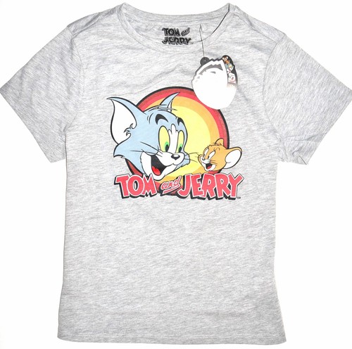 Tom and Jerry T Shirt Primark Grey 