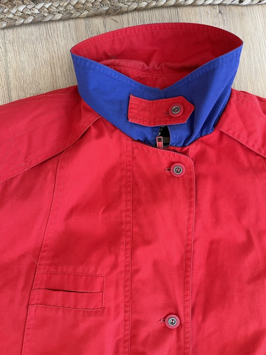 SALE* Vintage 80s London Fog Jacket Red Blue Purple Mens SALE* Vintage 80s London Fog Jacket Red Blue Purple Mens