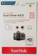 Sandisk 32GB OTG Ultra Dual USB m3.0 Pen Drive 150MB/s