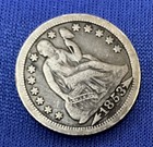 1853-P US Seated Liberty Dime  90% Silver Variety 3 AU Condition With Arrows — photo 5