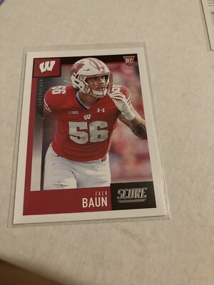 2020 Score Football Zack Baun Rc #365 Eagles