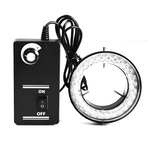 60 LED Adjustable Ring Light Illuminator Lamp for Stereo Zoom Microscope Set NEW - Picture 8 of 15
